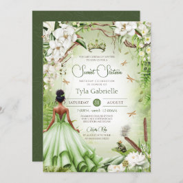 Invitación La princesa de cuento de hadas príncipe de rana du