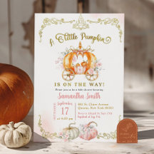La princesa de otoño está en camino Baby Shower