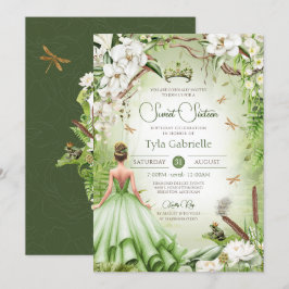 Invitación La princesa princesa princesa de cuento de hadas d