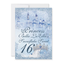 La princesa Snowflake Sweet 16 Mis Quince