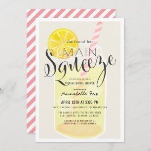 Invitación La principal brisa de la brigada Lemonade Jar VIrt