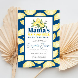 Invitación La principal congelación de Baby Shower de Lemon M