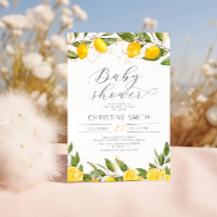 La principal congelación de Baby Shower de Lemon M