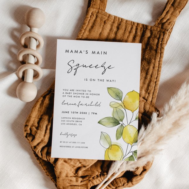 Invitación La principal presión de mamá en el camino a Baby S (Subido por el creador)