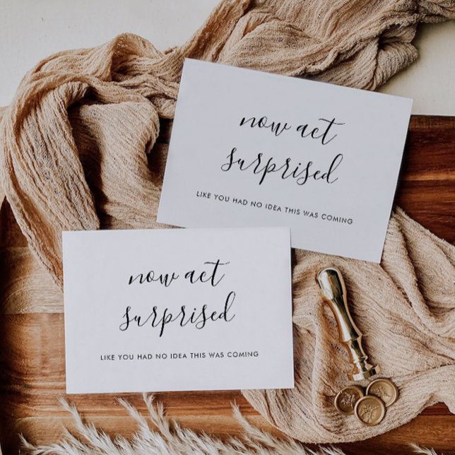 Invitación La propuesta de la dama de honor ahora se sorprend (Bridesmaid proposal now act surprised bridesmaid, invitation)