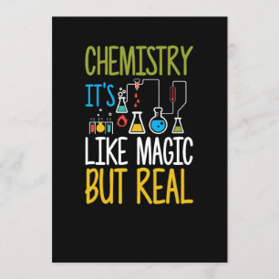 Invitación La Química Es Como La Magia Pero Divertida De Verd