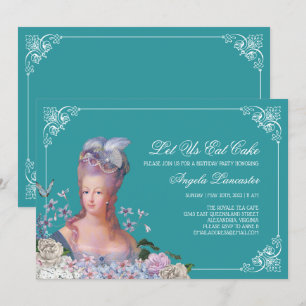 Invitación La Reina Marie Antoinette Nos Dejó Comer Fiesta De