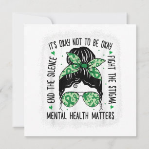 Invitación La salud mental es importante para la salud mental
