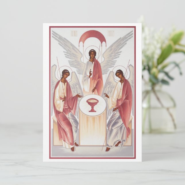 Invitación La Santísima Trinidad (Anverso de pie)