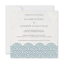 La Seigaiha japonesa ondea una elegante boda playe