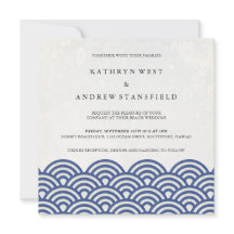 La Seigaiha japonesa ondea una elegante boda playe