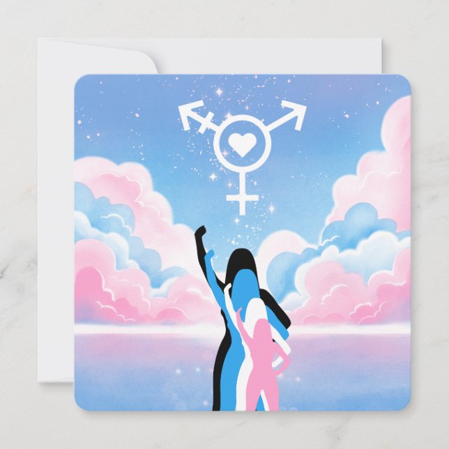 Invitación La señal trans (Anverso)