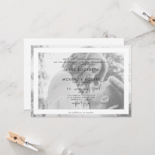Invitación La Señor Nos Unió Foto Horizontal