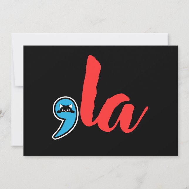 Invitación La Señora Gata 2024 Coma (Anverso)