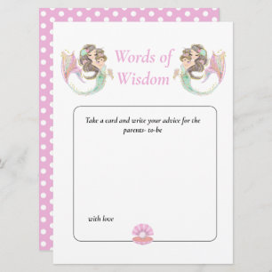 Invitación La sirvienta Wisdom Brown Baby Shower Under the Se