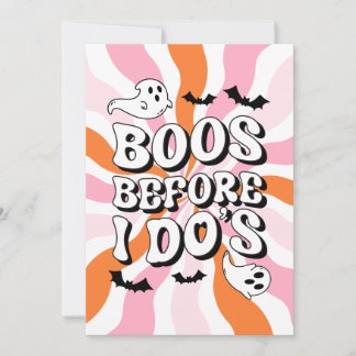 Invitación La soltera de Groovy Boo antes que yo