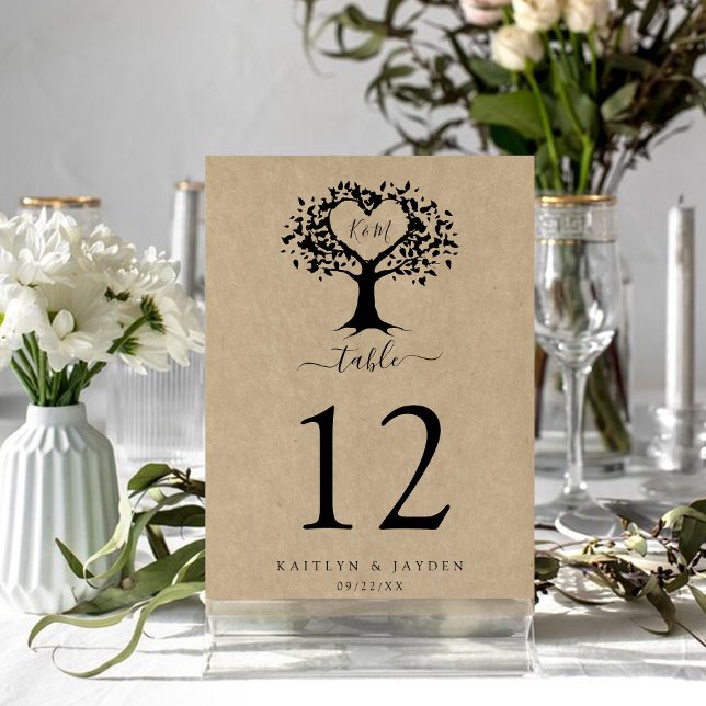 Invitación La Tabla No. De Colección De Bodas Rústicos Del Ár (Subido por el creador)