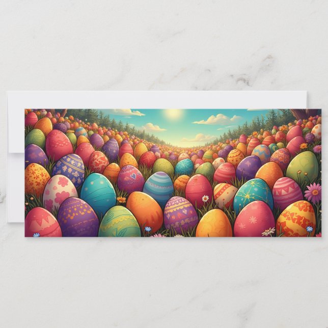 Invitación La tierra mágica de Pascua (Anverso)