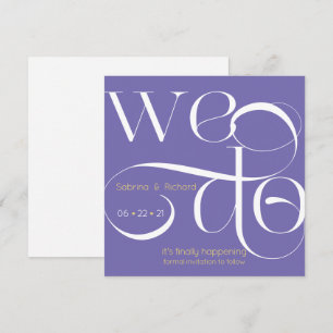 Invitación La tipografía moderna que hacemos salva la fecha