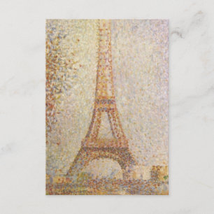 Invitación La Torre Eiffel de Georges Seurat
