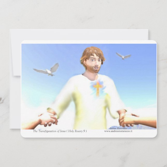 Invitación La Transfiguración de Jesús (Anverso)