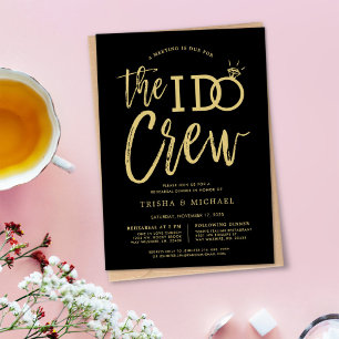 Invitación La tripulación que hago Cena de ensayo Estilo