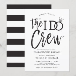 Invitación La tripulación que hago | Post Boda Brunch