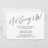 ¡La Typografía Elegante No Se Rinde! Retraso boda
