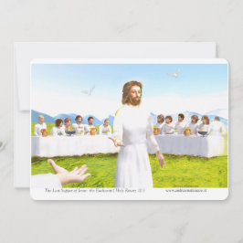 Invitación La Última Cena de Jesús - Eucaristía
