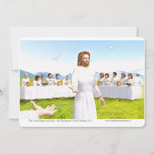 Invitación La Última Cena de Jesús - Eucaristía