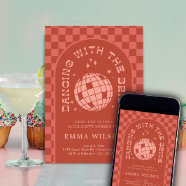 Invitación La última fiesta de despedida de soltera Disco de 