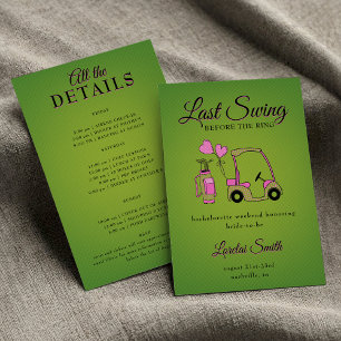 Invitación La última gira antes de la fiesta de la soltera de