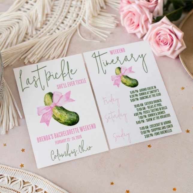 Invitación La última Pickle que ella jamás Tickle Despedida d (Subido por el creador)