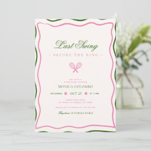 Invitación La última reyerta antes del anillo de la ducha de