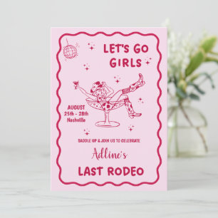 Invitación La última rodeo fin de semana de despedida de solt