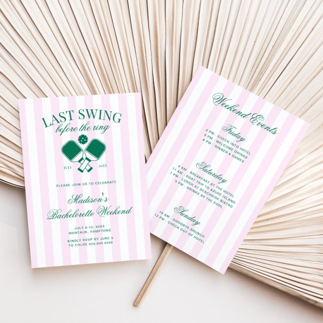 Invitación La Última Swing Antes De La Bach Retro De Pickleba (Subido por el creador)