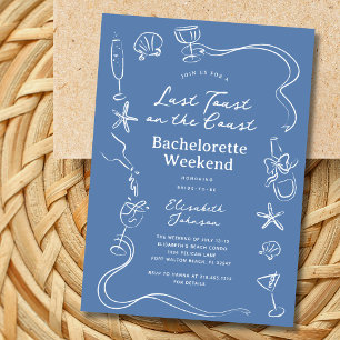 Invitación La última tostada azul en la Costa de la Bachelore