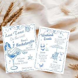 Invitación La Última Tostada De La Mano En La Bachelorette De