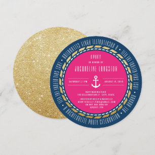 Invitación La última vela antes de la fiesta de la bachillera