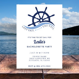 Invitación La última vela antes de la fiesta de la bachillera