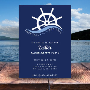 Invitación La última vela antes de la fiesta de la bachillera