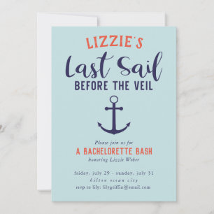 Invitación La última vela antes del velo de la bachillerato n