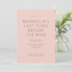Invitación La Última Vuelta Antes De La Ducha De Novias De An