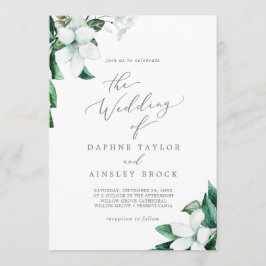 Invitación La vegetación de los bosques El Boda de