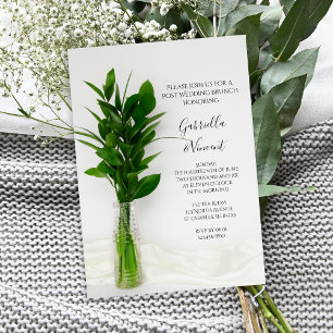 Invitación La vegetación en el Boda White Post Brunch