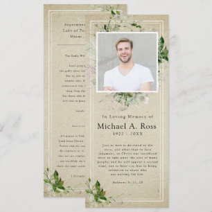Invitación La vegetación rústica   Oración conmemorativa de l