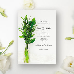 Invitación La verde en la celebración blanca del monumento a