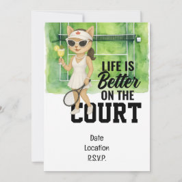 Invitación La vida del jugador de tenis de Canadá es mejor en