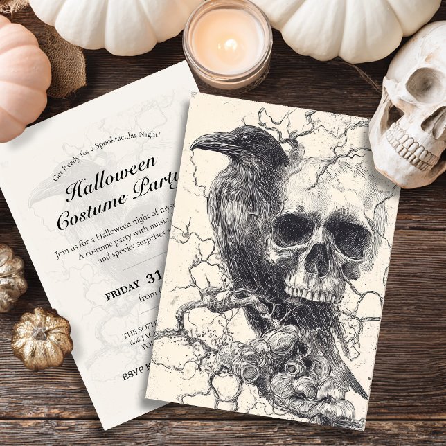 Invitación La víspera de Raven y Skull (Subido por el creador)