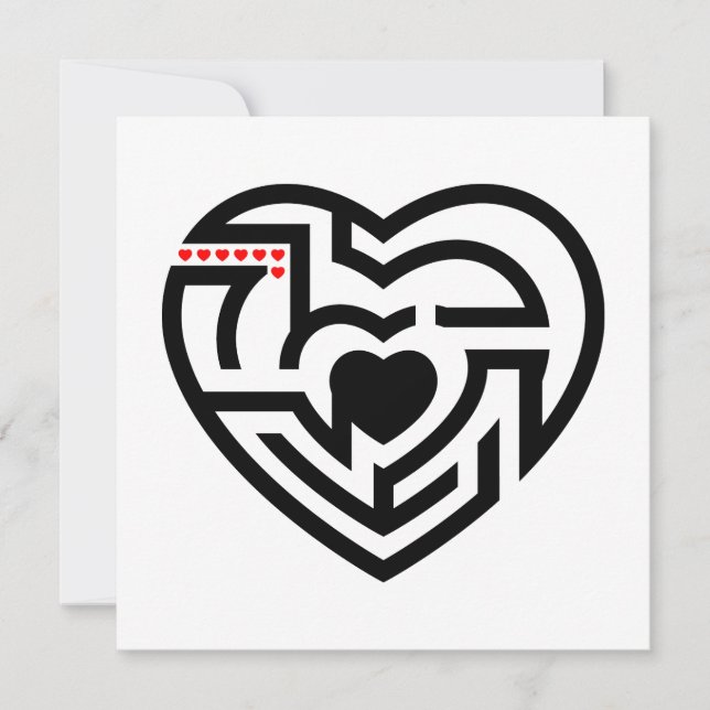 Invitación laberinto de amor (Anverso)